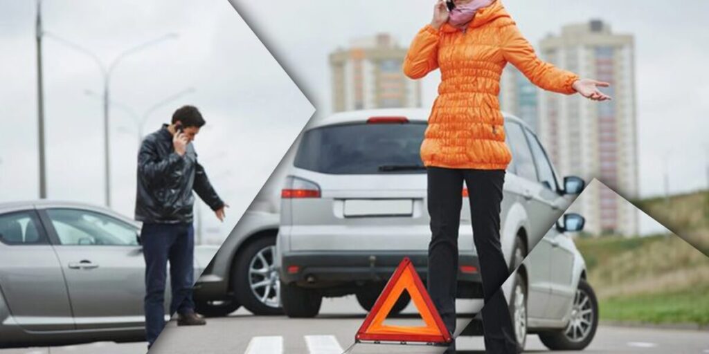 Man and woman speaking to their remote breakdown service on phone